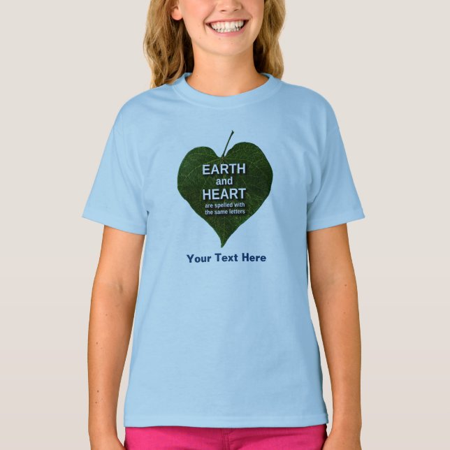 Camiseta Tierra - Anagram del corazón (Anverso)