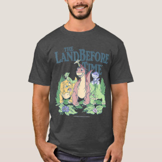 Camiseta Tierra Antes del Pasado Amigos de Dinosaurios Retr