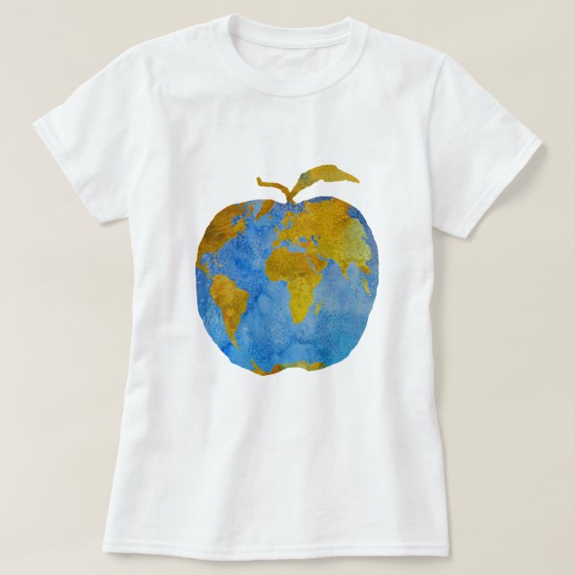 Camiseta Tierra Apple (Diseño del anverso)