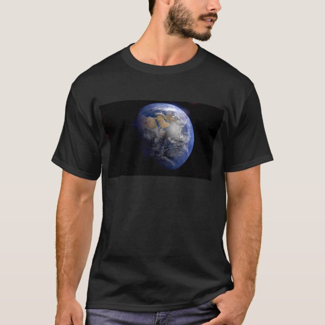 Camiseta Tierra Azul desde el espacio Inspirador (Anverso)