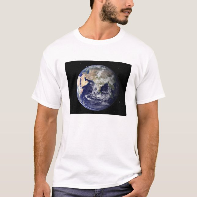Camiseta Tierra completa mostrando Europa y Asia 2 (Anverso)