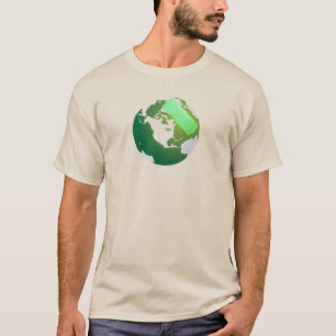 Camiseta Tierra con banda verde