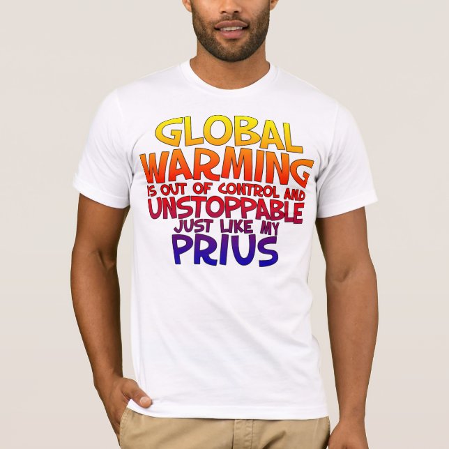 Camiseta Tierra contra Prius (Anverso)