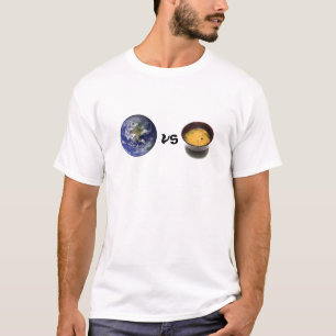 Camiseta Tierra contra. Sopa