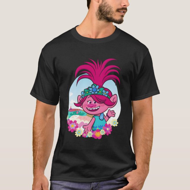 Camiseta Tierra de adormidera del Tour Mundial de los Troll (Anverso)