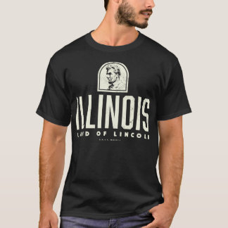 Camiseta Tierra de Illinois de Lincoln Tan