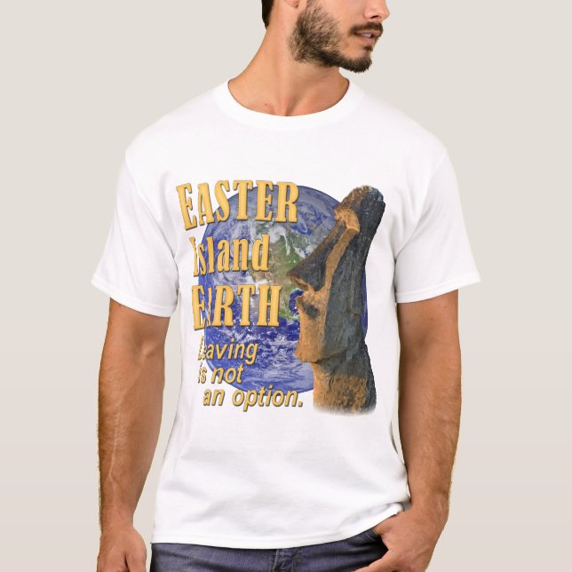 Camiseta TIERRA de la isla de PASCUA (Anverso)