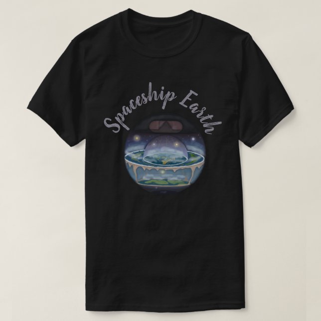 Camiseta Tierra de la nave espacial (Diseño del anverso)