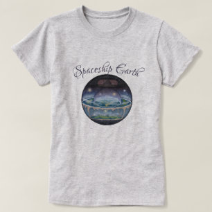 Camiseta Tierra de la nave espacial