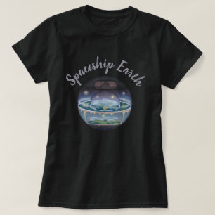 Camiseta Tierra de la nave espacial