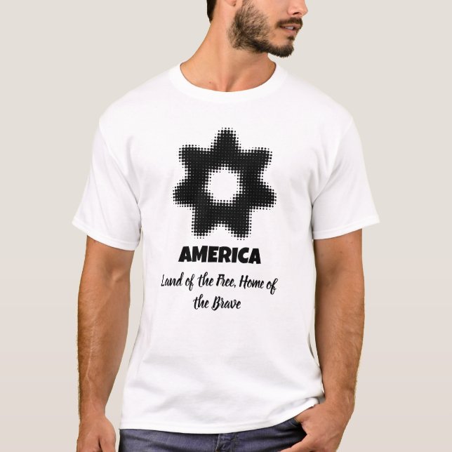 Camiseta Tierra de Libres Hogar de los Valientes  (Anverso)