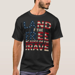 Camiseta "Tierra de libres por los valientes"