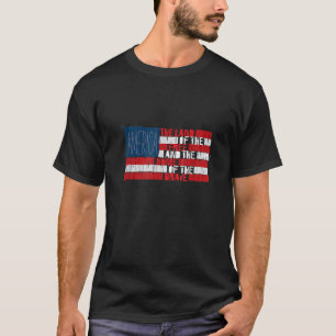 Camiseta Tierra de los Estados Unidos del Hogar Libre de lo