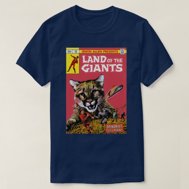 Camiseta Tierra de los gigantes (Diseño del anverso)