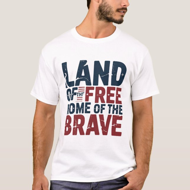 Camiseta Tierra de los libres (Anverso)