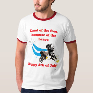 Camiseta : Tierra de los libres