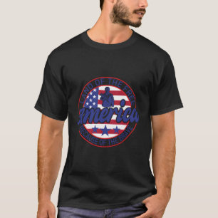 Camiseta Tierra De Los Libres De Los Estados Unidos Por La