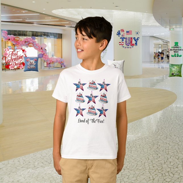 Camiseta "Tierra de los libres" del 4 de julio (Subido por el creador)