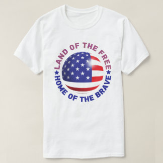 Camiseta Tierra de los Libres en Estados Unidos, h
