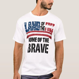 Camiseta Tierra de los libres hogar de los valientes