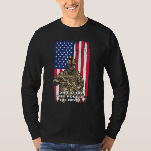 Camiseta Tierra De Los Libres Hogar De Los Valientes 4 De J