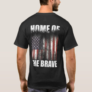 Camiseta Tierra De Los Libres Hogar De Los Valientes 4 De J