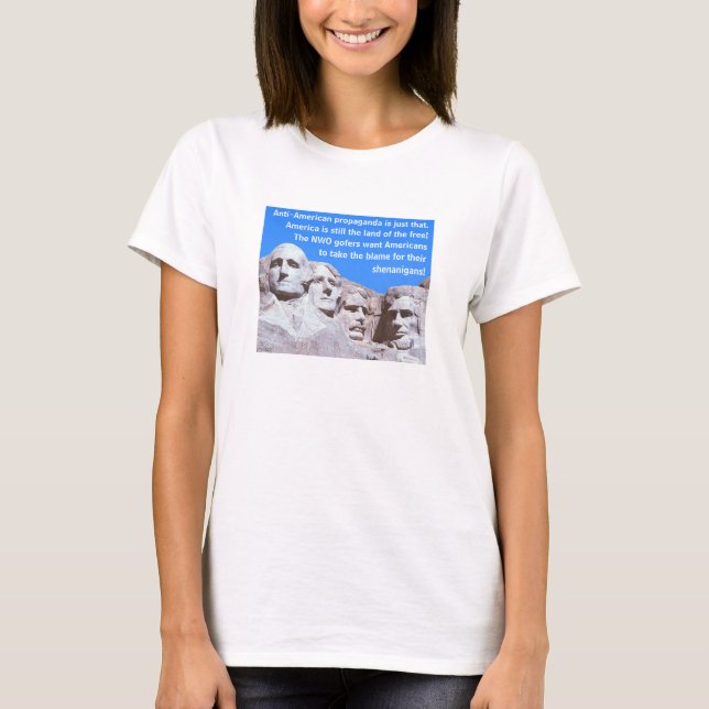 Camiseta Tierra de los libres (luz) (Anverso)