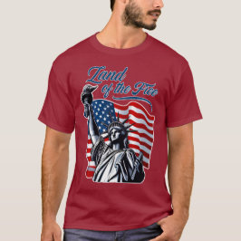 Camiseta Tierra de los libres - Patriótico