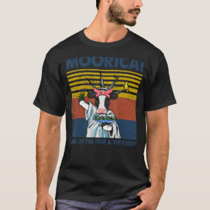 Camiseta Tierra De Los Libres Vaquilla Moofica Granjero Fur