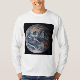 Camiseta Tierra de Mármol Azul (Hemisferio Oriental)
