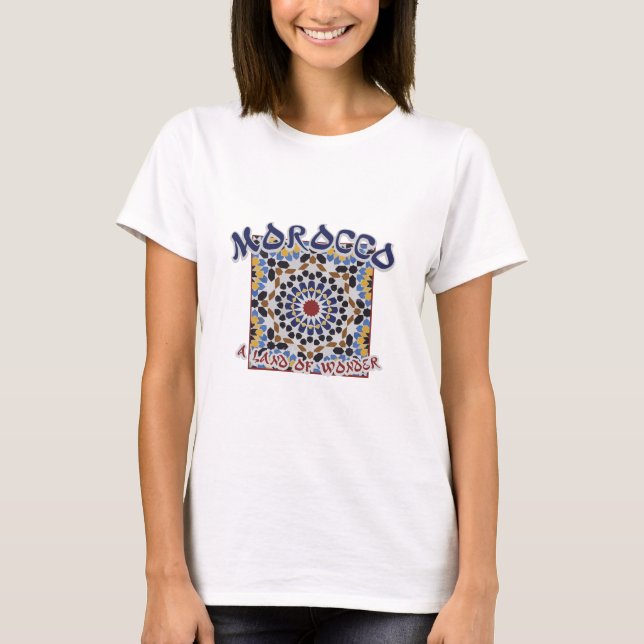Camiseta Tierra de Marruecos de la maravilla (Anverso)
