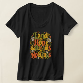 Camiseta Tierra de Mujeres Esperanza Sueños Libertad Espíri