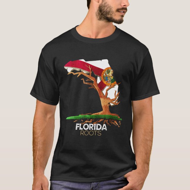 Camiseta Tierra De Origen Nativa Florida Ciudad Natal Del E (Anverso)