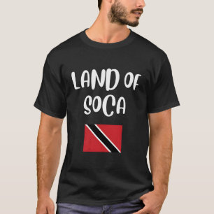 Camiseta Tierra De Soca Bandera Trinidad Y Tobago Orgullo T