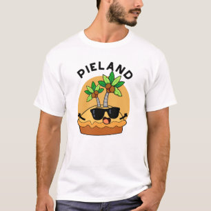 Camiseta Tierra de tartas Isla divertida juego de palabras