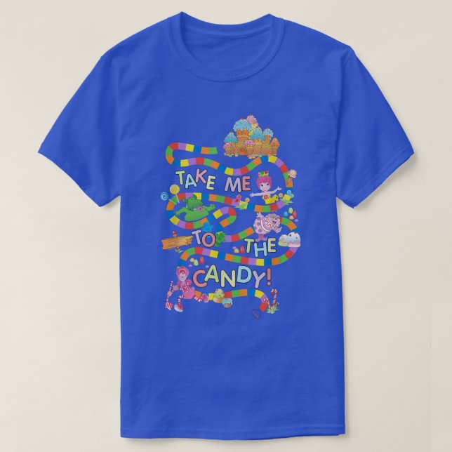 Camiseta Tierra De Vapor Me Lleva Al Candy 94 (Diseño del anverso)