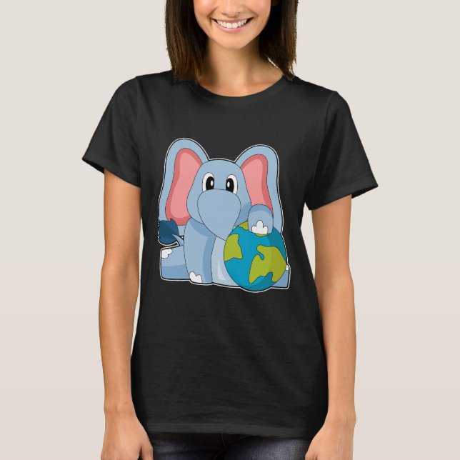 Camiseta Tierra del elefante (Anverso)