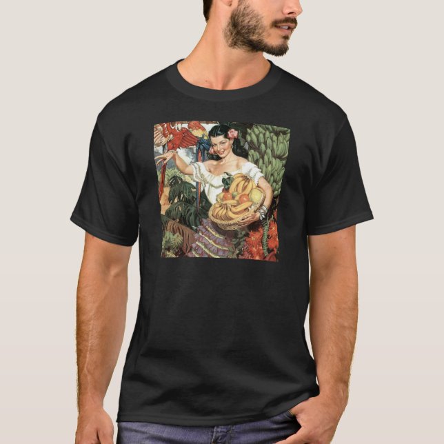 Camiseta Tierra del esplendor tropical (Anverso)