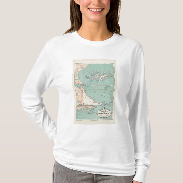 Camiseta Tierra del Fuego, Islas Malvinas, la Argentina (Anverso)
