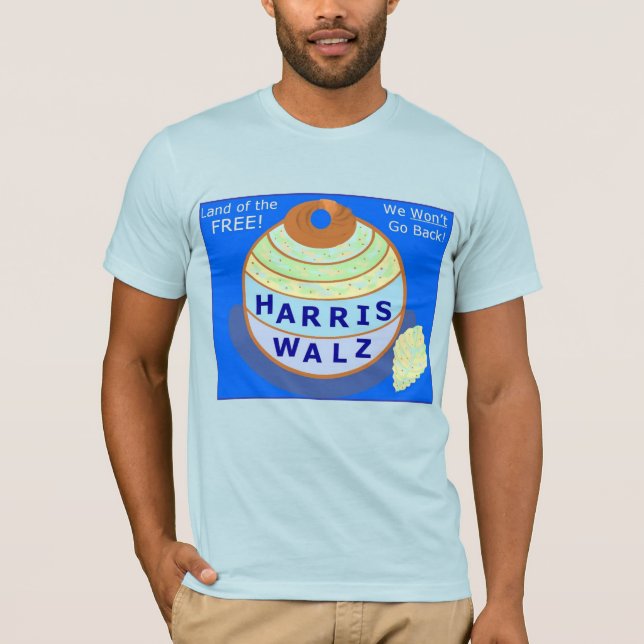 Camiseta Tierra del HARRIS-WALZ libre (Anverso)