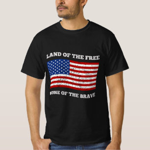 Camiseta Tierra del Hogar Libre de los Valientes