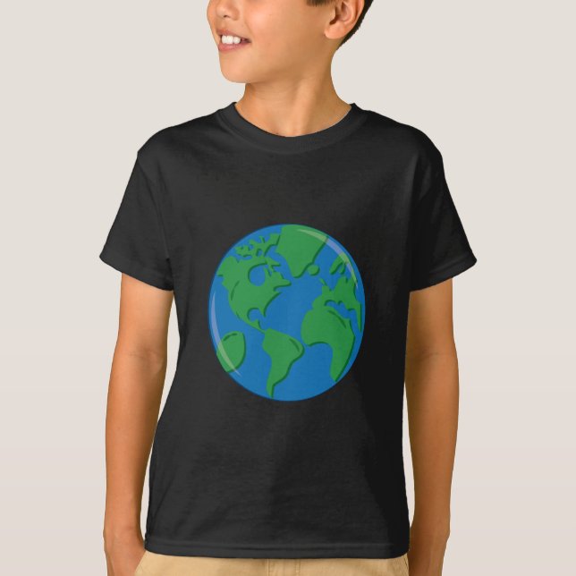 Camiseta Tierra del planeta (Anverso)