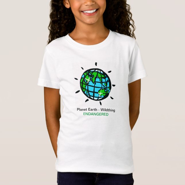 Camiseta Tierra del planeta - Conservación - Ecología - Nat (Anverso)