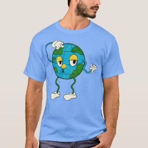 Camiseta Tierra del profesor de geografía de toon Globe