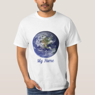 Camiseta Tierra desde el espacio, mármol azul por la NASA