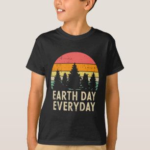 Camiseta Tierra Día a Día Árboles cotidianos naturaleza ret