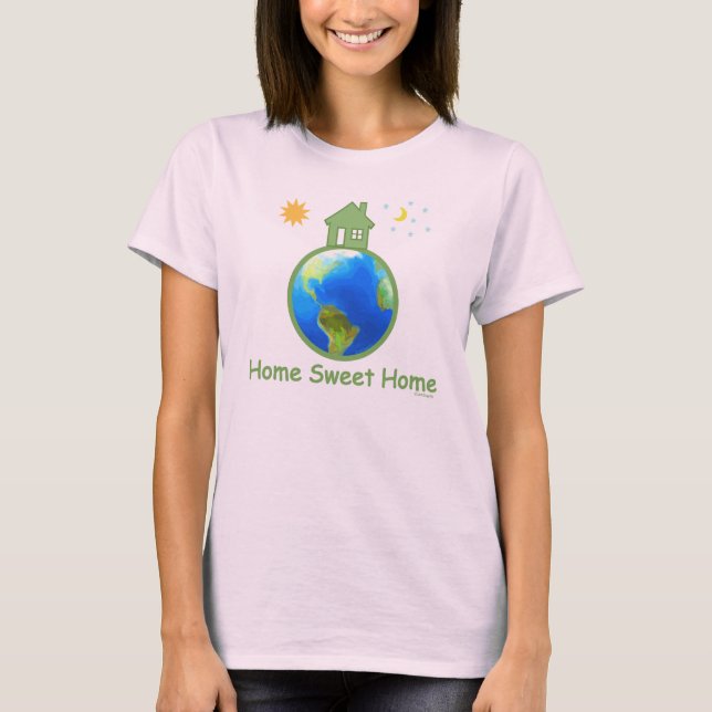 Camiseta Tierra Día Hogar Dulce Hogar (Anverso)