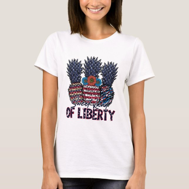 Camiseta Tierra Dulce De La Libertad (Anverso)