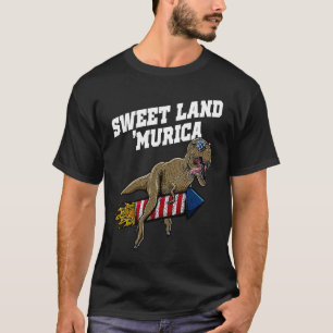 Camiseta Tierra dulce Murica Patriotismo Estadounidense