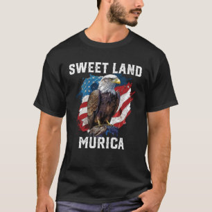 Camiseta Tierra Dulce Sarcasmo Murica 4 De Julio Estadounid